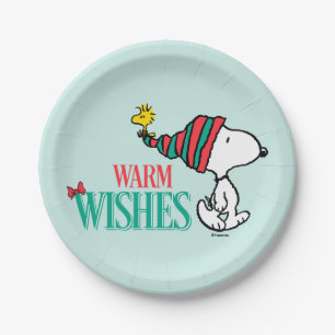 Peanuts   Snoopy & Woodstock Warm Wishes Paper Plates