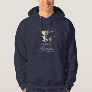 Peanuts Snoopy & Woodstock Winter Skating Hoodie