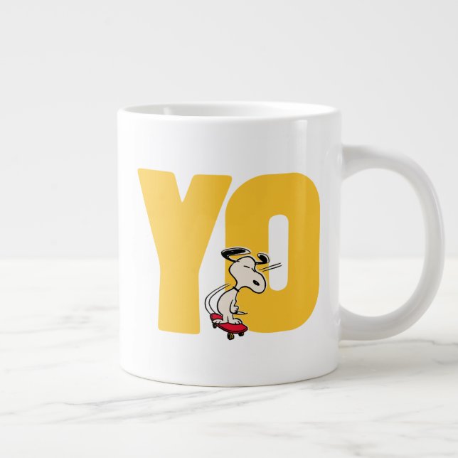 Peanuts | Snoopy YO Skateboard Giant Coffee Mug (Right)