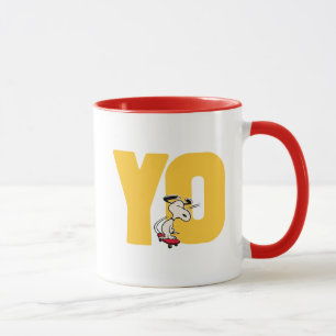 Peanuts Snoopy YO Skateboard Mug