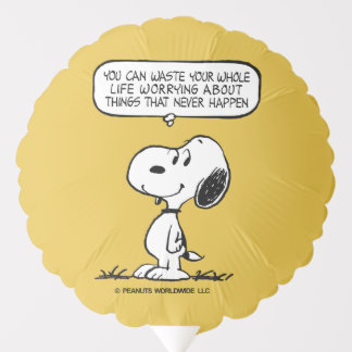 Peanuts | Snoopy You Can't Waist Your Whole Life Balloon