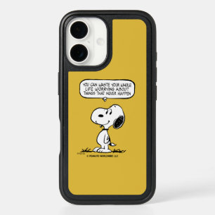 Peanuts   Snoopy You Can't Waist Your Whole Life iPhone 16 Case