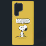 Peanuts | Snoopy You Can't Waist Your Whole Life Samsung Galaxy S22 Ultra Case<br><div class="desc">Snoopy,  the beloved beagle from the Peanuts comic strip,  offers a wise perspective on worrying through his humorous antics and philosophical musings. This design features one of his bits of advice.</div>