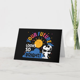 Peanuts Snoopy Your Future Looks So Bright Card