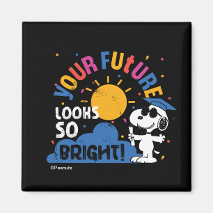 Peanuts Snoopy Your Future Looks So Bright Magnet