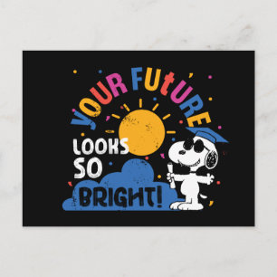 Peanuts Snoopy Your Future Looks So Bright Postcard