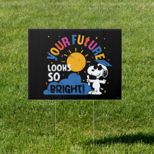Peanuts Snoopy Your Future Looks So Bright Sign