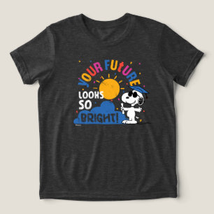 Peanuts Snoopy Your Future Looks So Bright Tri-Blend Shirt