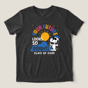 Peanuts Snoopy Your Future Looks So Bright Tri-Blend Shirt