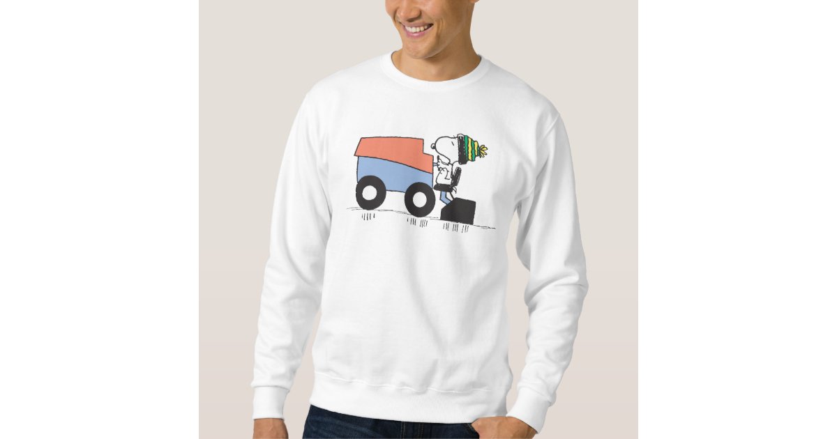 Peanuts Snoopy Zamboni Sweatshirt Zazzle