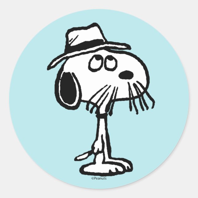 Peanuts | Snoopy's Brother Spike Classic Round Sticker (Front)
