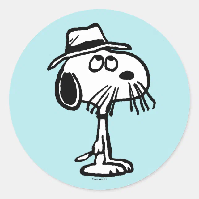 Peanuts | Snoopy's Brother Spike Classic Round Sticker | Zazzle