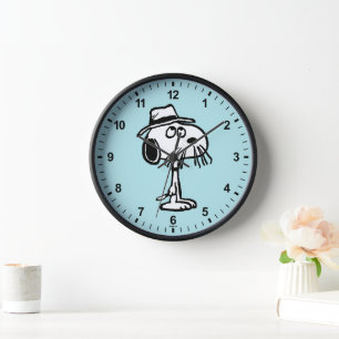 Peanuts Snoopy's Brother Spike Clock