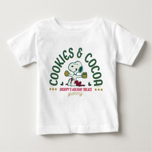 Peanuts  Snoopys Cookies  Cocoa Baby T_Shirt