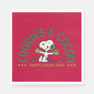 Peanuts   Snoopy's Cookies & Cocoa Napkins