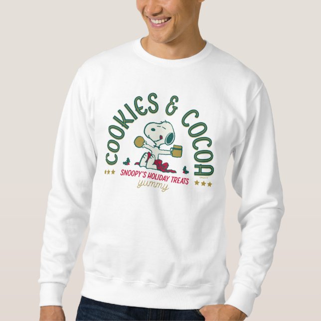 Peanuts | Snoopy's Cookies & Cocoa Sweatshirt (Front)