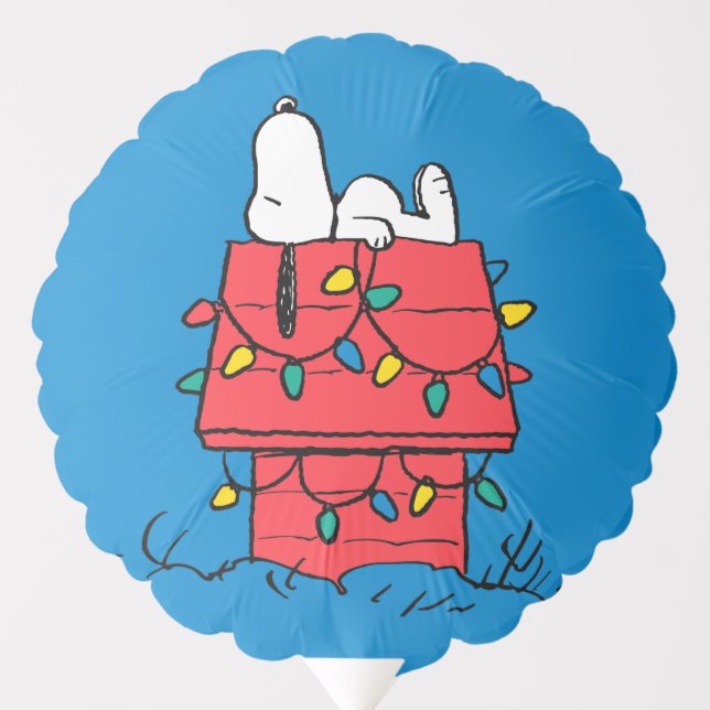 Peanuts | Snoopy's Dog House With Lights Balloon (Front)