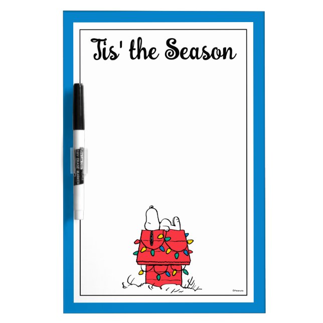 Peanuts | Snoopy's Dog House With Lights Dry Erase Board (Front)