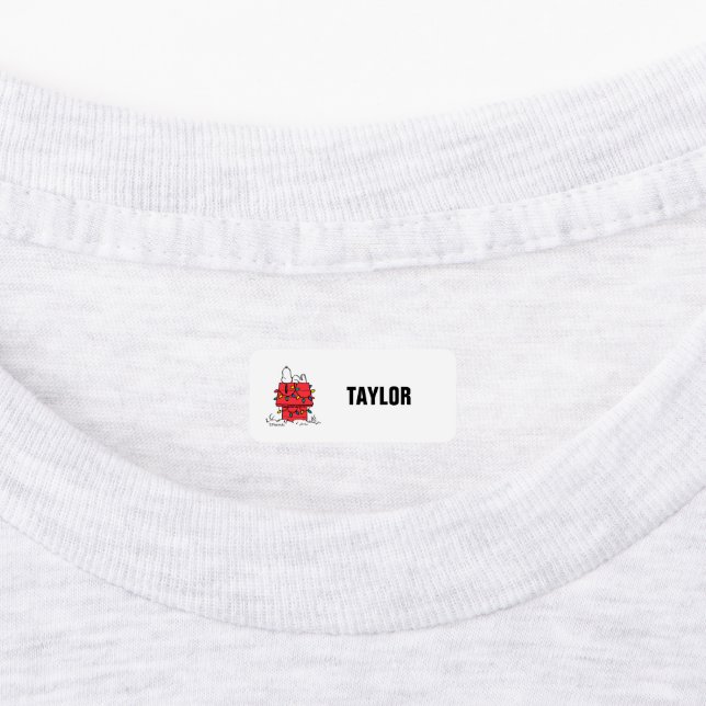 Peanuts | Snoopy's Dog House With Lights Kids' Labels (Affixed)