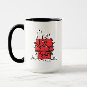 Peanuts Snoopy's Dog House With Lights Mug
