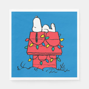 Peanuts Snoopy's Dog House With Lights Napkins
