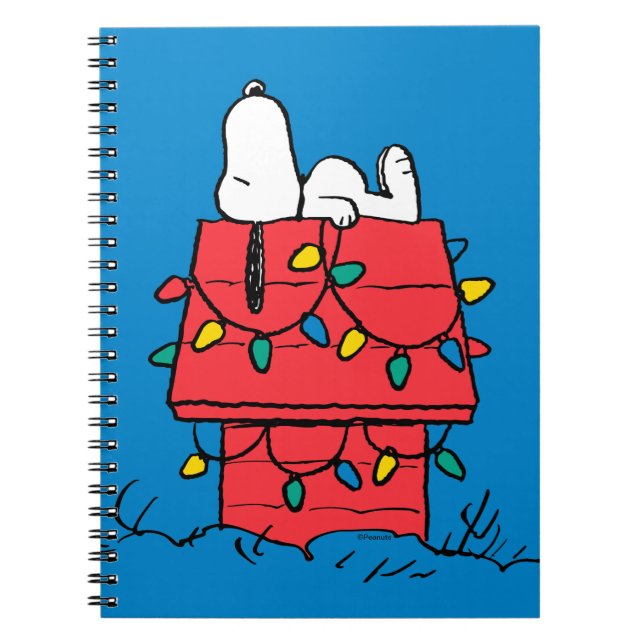 Peanuts | Snoopy's Dog House With Lights Notebook (Front)