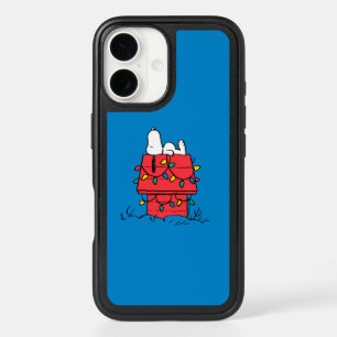 Peanuts   Snoopy's Dog House With Lights iPhone 16 Case