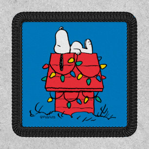 Peanuts   Snoopy's Dog House With Lights Patch