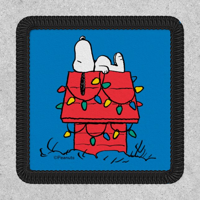 Peanuts | Snoopy's Dog House With Lights Patch (Front)