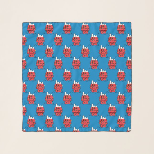 Peanuts | Snoopy's Dog House With Lights Scarf (Front)