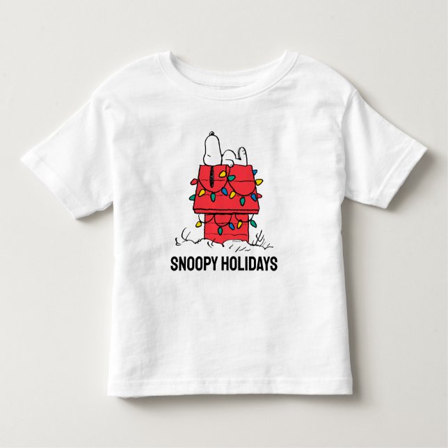 Peanuts | Snoopy's Dog House With Lights Toddler T-shirt (Front)