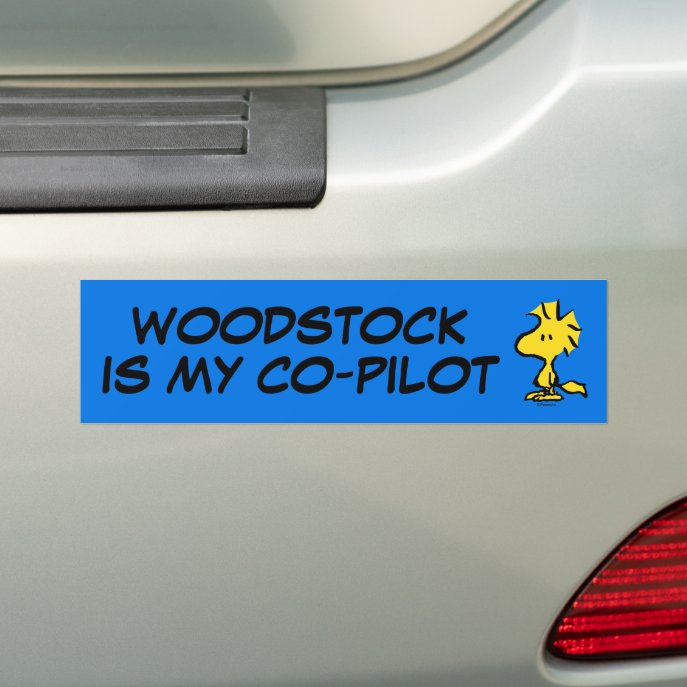 Peanuts | Snoopy&#39;s Friend Woodstock Bumper Sticker