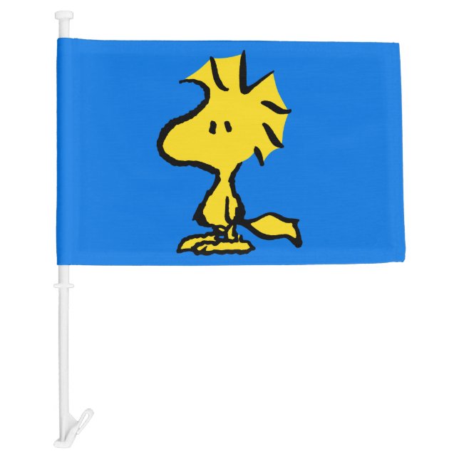 Peanuts | Snoopy's Friend Woodstock Car Flag (Front)
