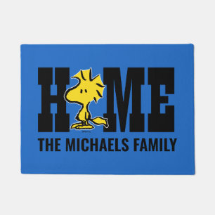 Peanuts   Snoopy's Friend Woodstock Doormat