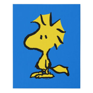 Peanuts   Snoopy's Friend Woodstock Faux Canvas Print