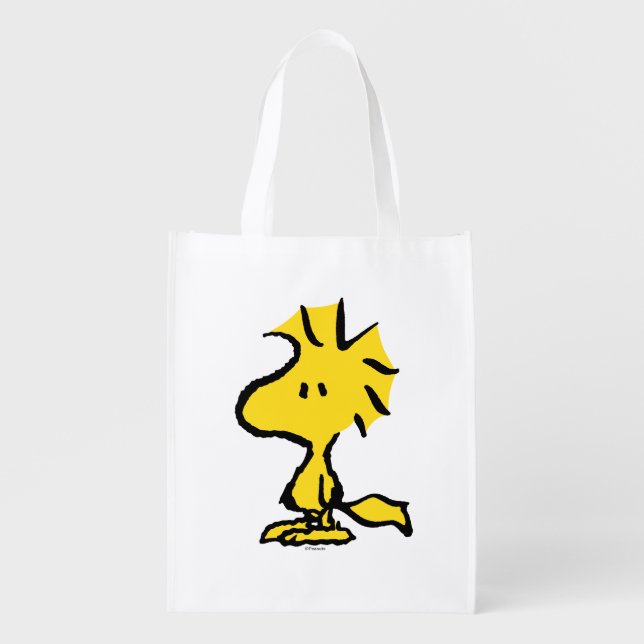 Peanuts | Snoopy's Friend Woodstock Grocery Bag (Front)