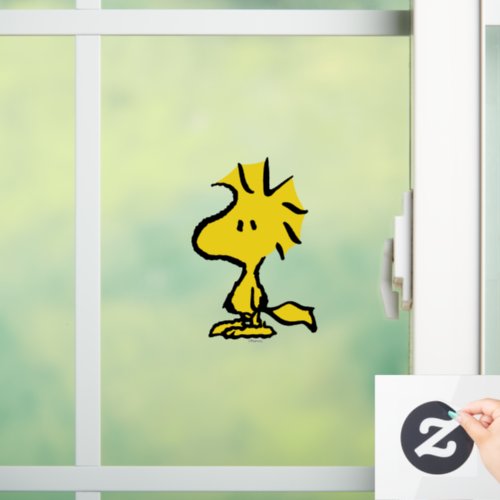 Peanuts  Snoopys Friend Woodstock Window Cling