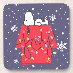 Peanuts Snoopy's Holiday Dreamer Beverage Coaster