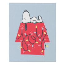 Peanuts | Snoopy's Holiday Dreamer Faux Canvas Print