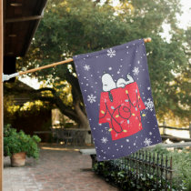 Peanuts | Snoopy's Holiday Dreamer House Flag