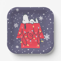 Peanuts | Snoopy's Holiday Dreamer Paper Plates