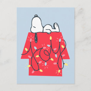 Peanuts   Snoopy's Holiday Dreamer Postcard