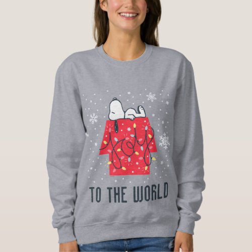 Peanuts  Snoopys Holiday Dreamer Sweatshirt