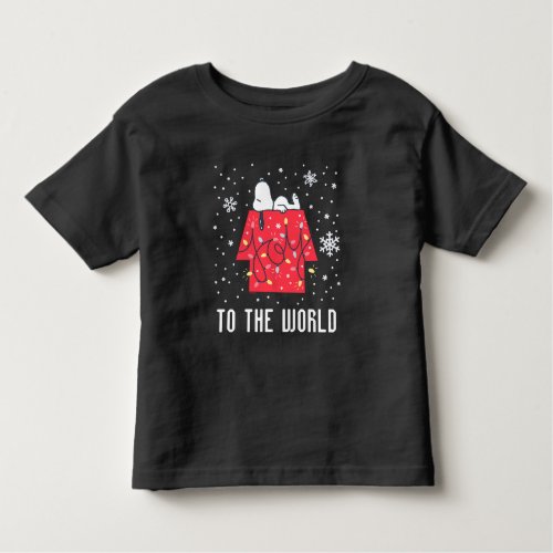 Peanuts  Snoopys Holiday Dreamer Toddler T_shirt