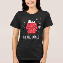 Peanuts | Snoopy's Holiday Dreamer Tri-Blend Shirt