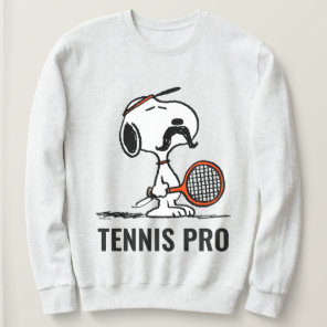 Peanuts | Snoopy's Mustache Playing Tennis Sweatshirt