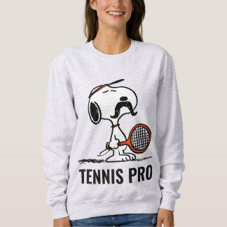 Peanuts | Snoopy's Mustache Playing Tennis Sweatshirt
