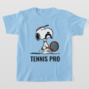 Peanuts | Snoopy's Mustache Playing Tennis T-Shirt