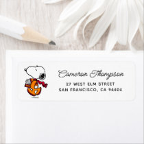Peanuts Space Address Label Snoopy Astronaut-The