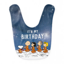 Peanuts | Space Birthday Baby Bib